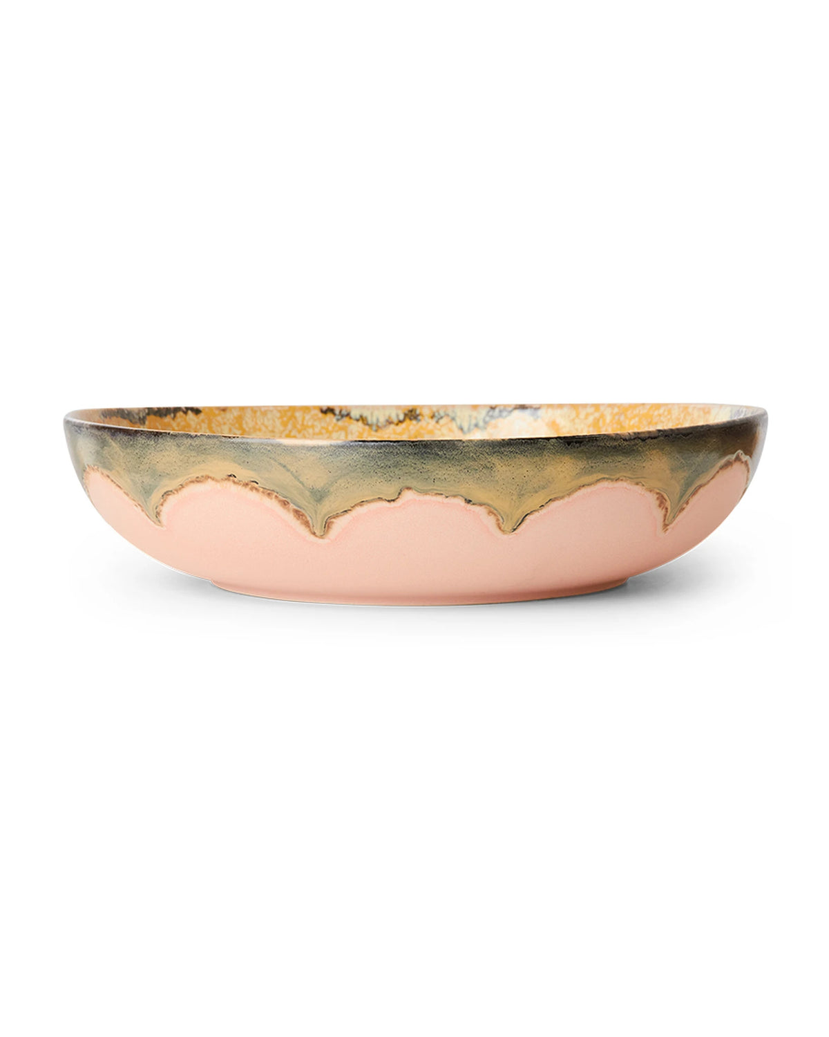 70s ceramics salad bowl sunflower | Bildmaterial bereitgestellt von SHOES.PLEASE.