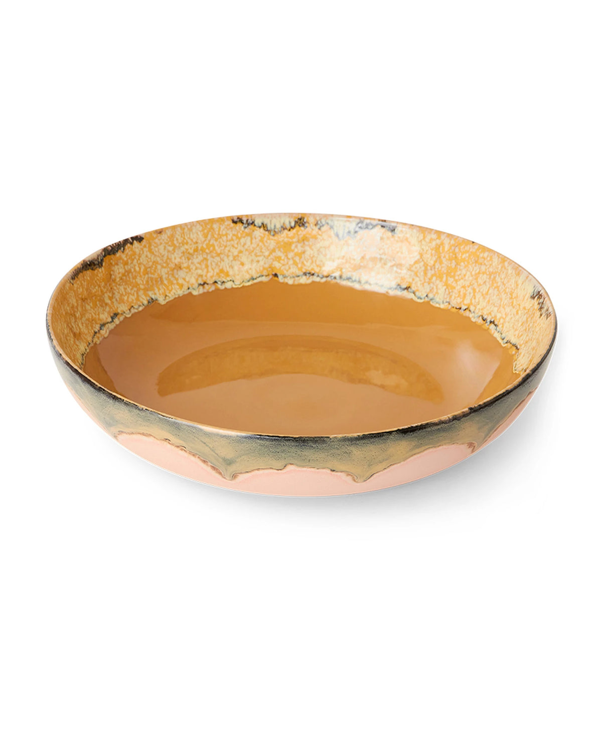 70s ceramics salad bowl sunflower | Bildmaterial bereitgestellt von SHOES.PLEASE.