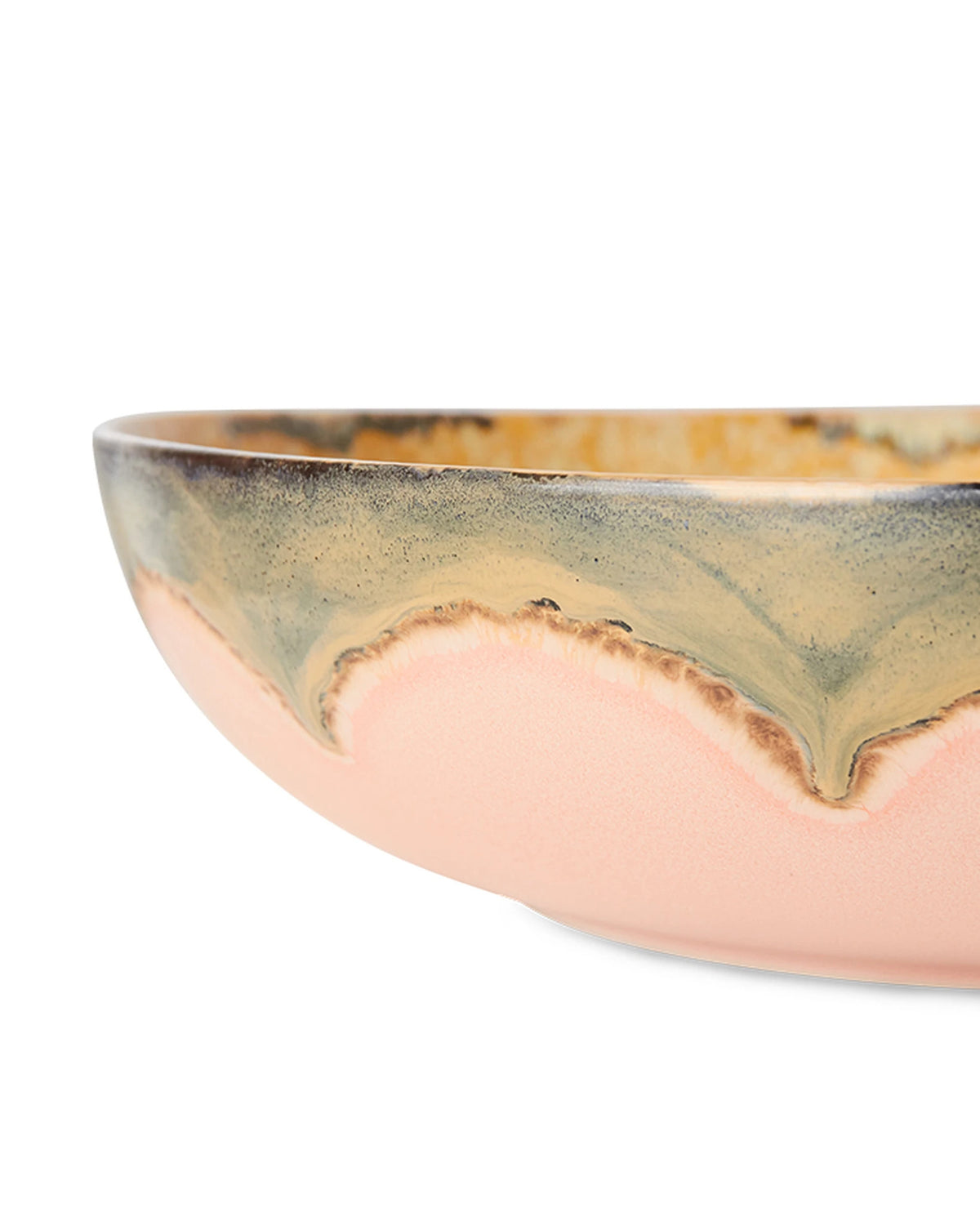 70s ceramics salad bowl sunflower | Bildmaterial bereitgestellt von SHOES.PLEASE.