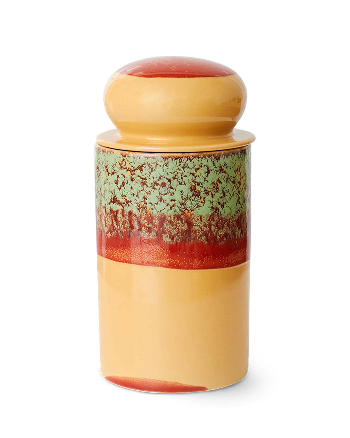 70s ceramics storage jar cove | Bildmaterial bereitgestellt von SHOES.PLEASE.