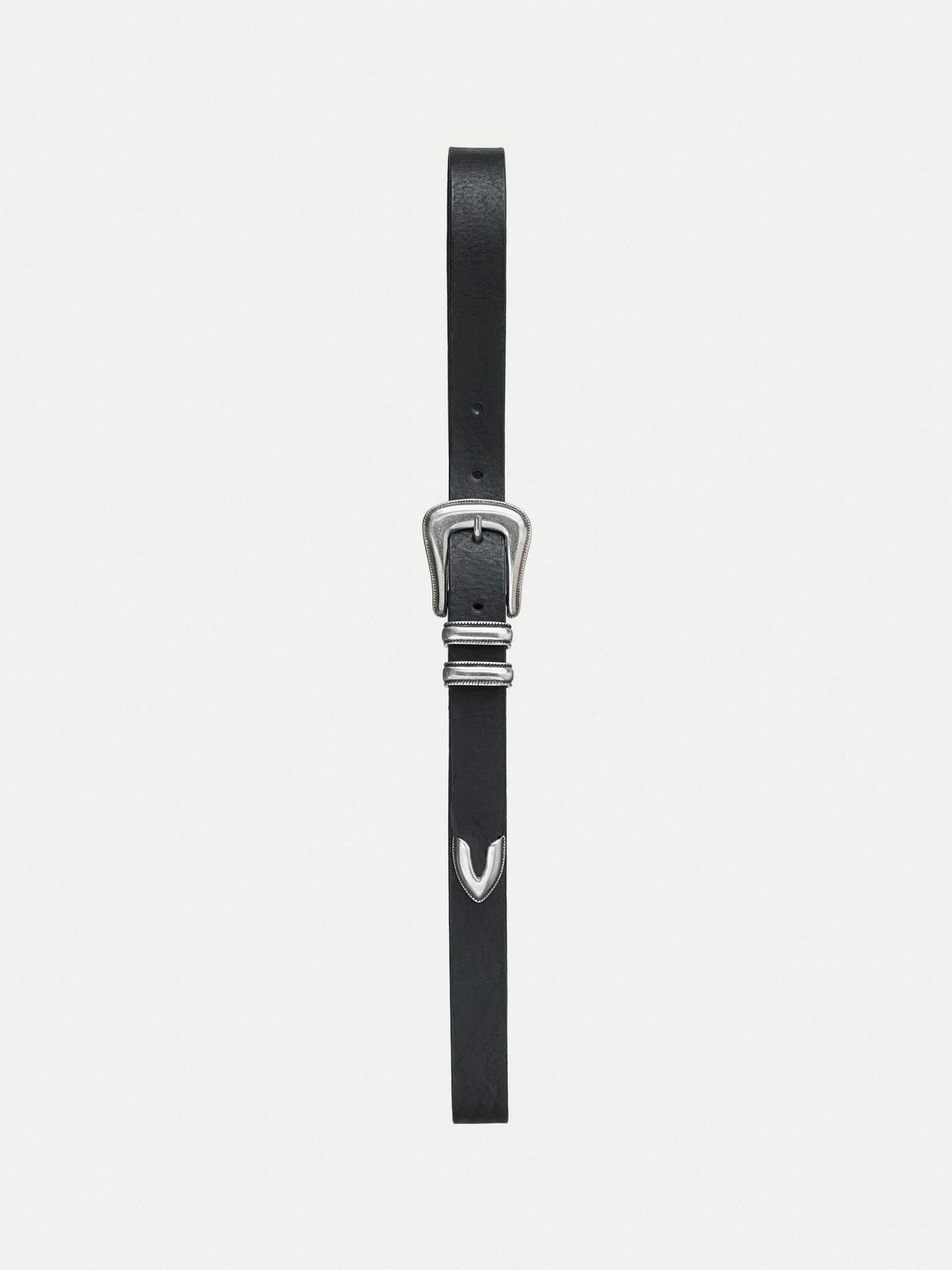 Western Silver Belt black | Bildmaterial bereitgestellt von SHOES.PLEASE.