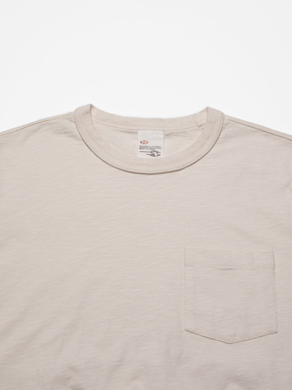 Roy Heavy Slub T-Shirt ecru | Bildmaterial bereitgestellt von SHOES.PLEASE.