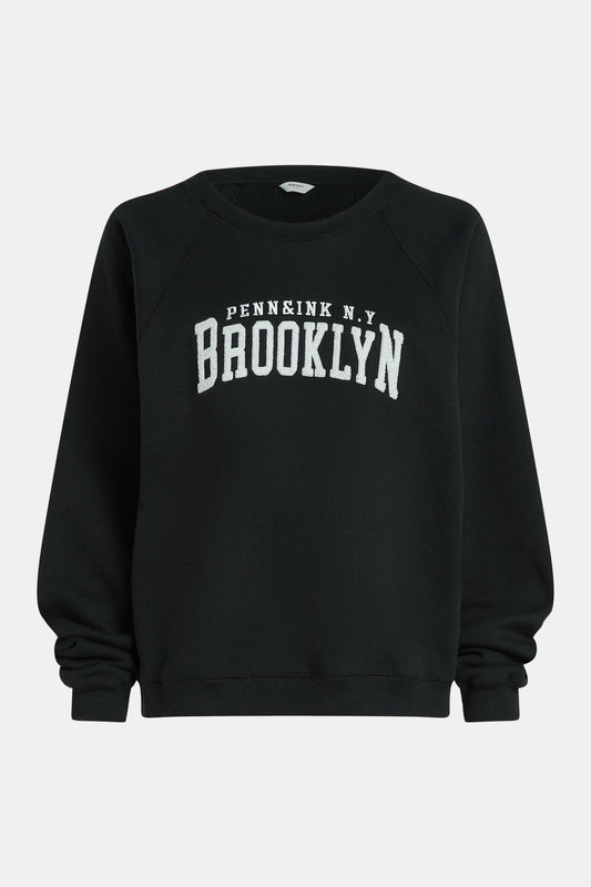 Sweater print black/ecru