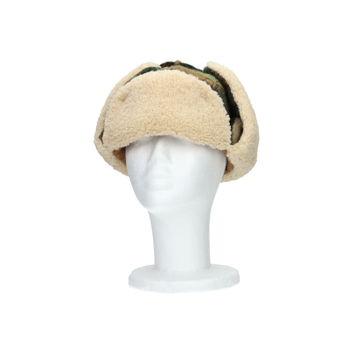 Bomber Cap Wool Check grün dunkelorange | Bildmaterial bereitgestellt von SHOES.PLEASE.
