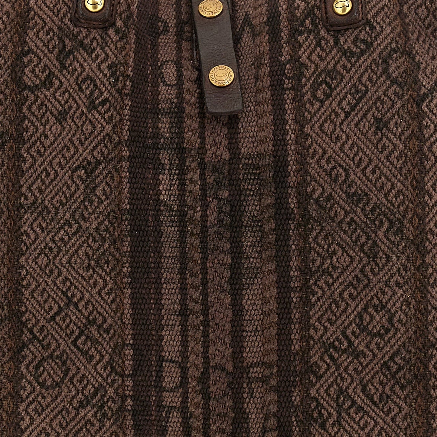 Shopping Fabric Babylas+Cow. brown strip | Bildmaterial bereitgestellt von SHOES.PLEASE.