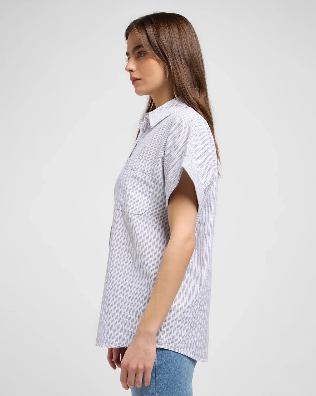 SS_LOOSE_UTILITY_SHIRT NAUTICAL_blue | Bildmaterial bereitgestellt von SHOES.PLEASE.