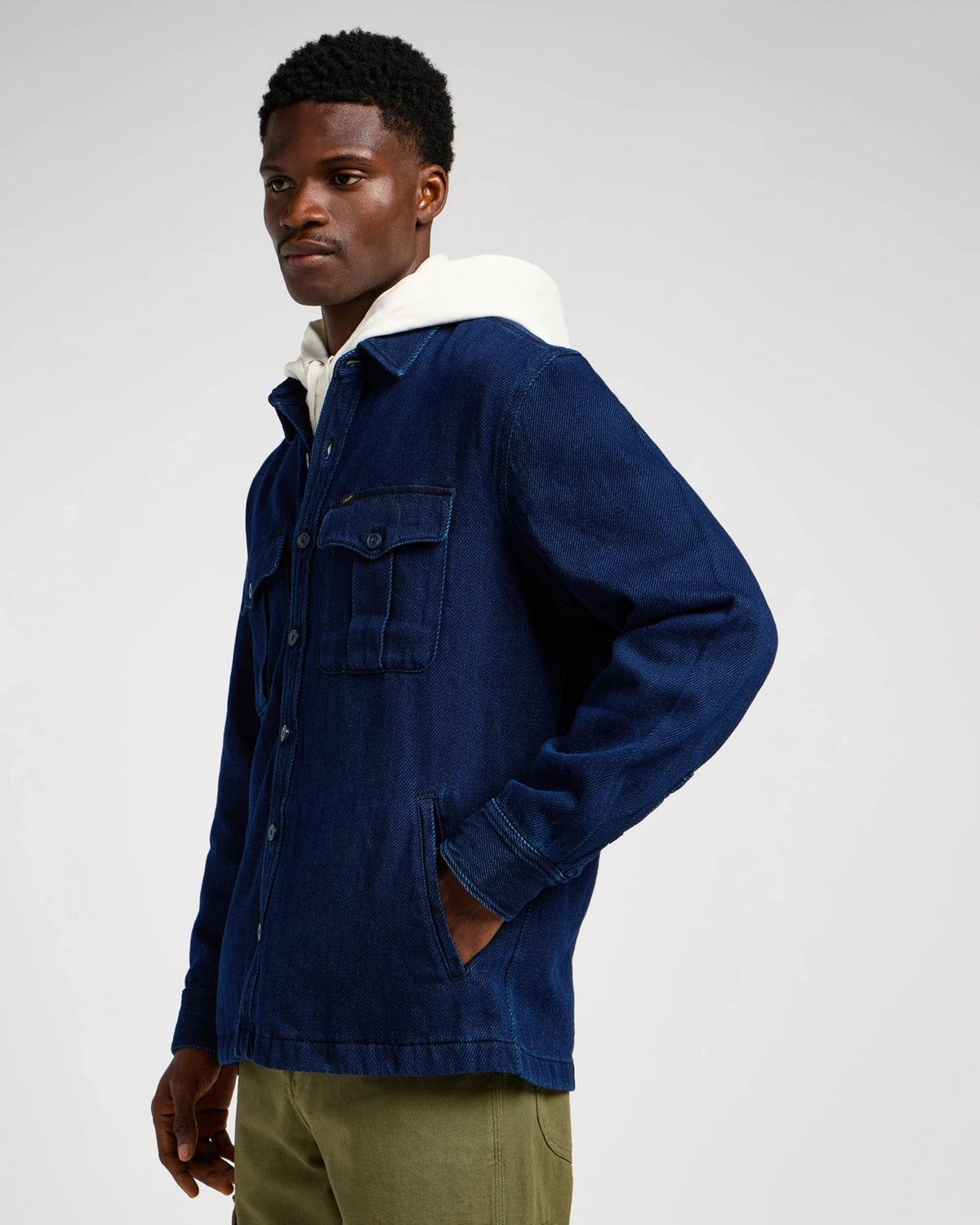 RANGER_OVERSHIRT PURE_indigo | Bildmaterial bereitgestellt von SHOES.PLEASE.