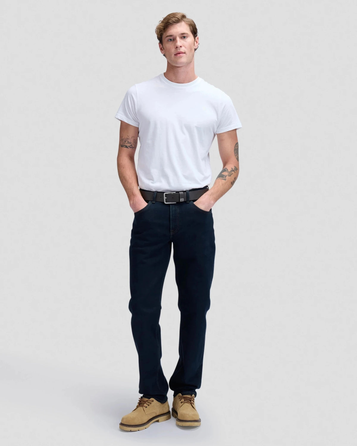 SMALL LOGO BELT dark brown | Bildmaterial bereitgestellt von SHOES.PLEASE.