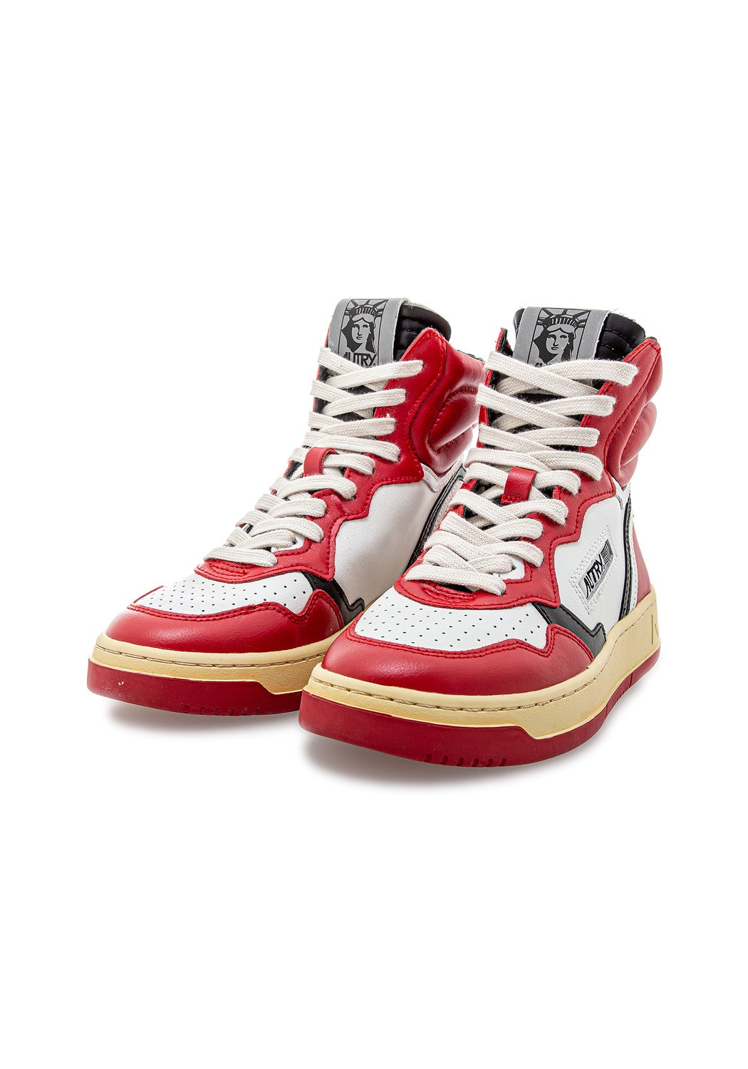 LIBERTY HIGH WOM LEAT/LEAT red/wht/black | Bildmaterial bereitgestellt von SHOES.PLEASE.