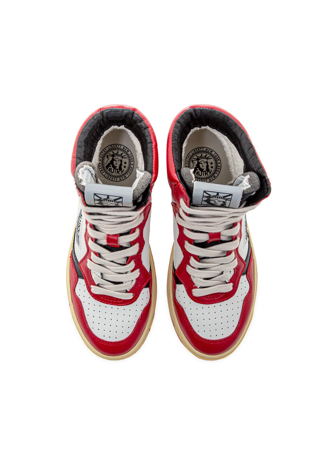 LIBERTY HIGH WOM LEAT/LEAT red/wht/black | Bildmaterial bereitgestellt von SHOES.PLEASE.