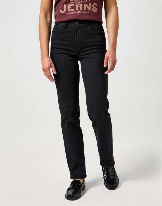 STRAIGHT DRAINPIPE denim black