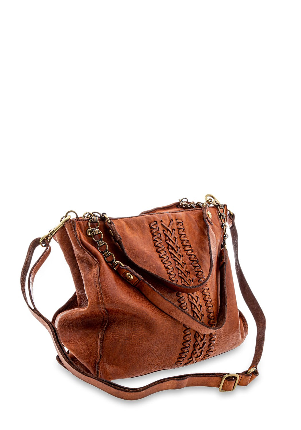 C032080ND-X0597-C1502 ShoppingBag cognac | Bildmaterial bereitgestellt von SHOES.PLEASE.