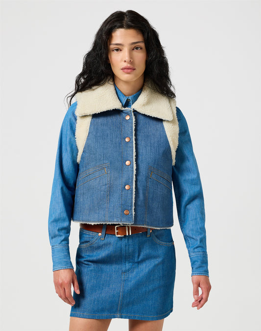 SHERPA_DENIM_VEST ORIGINAL_RINSE medium denim