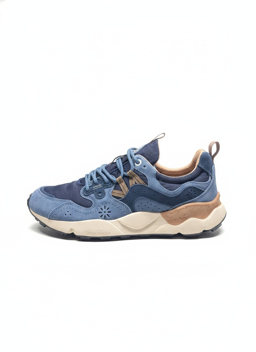 Yamano 3 Man Suede/Nylon navy blue brown | Bildmaterial bereitgestellt von SHOES.PLEASE.