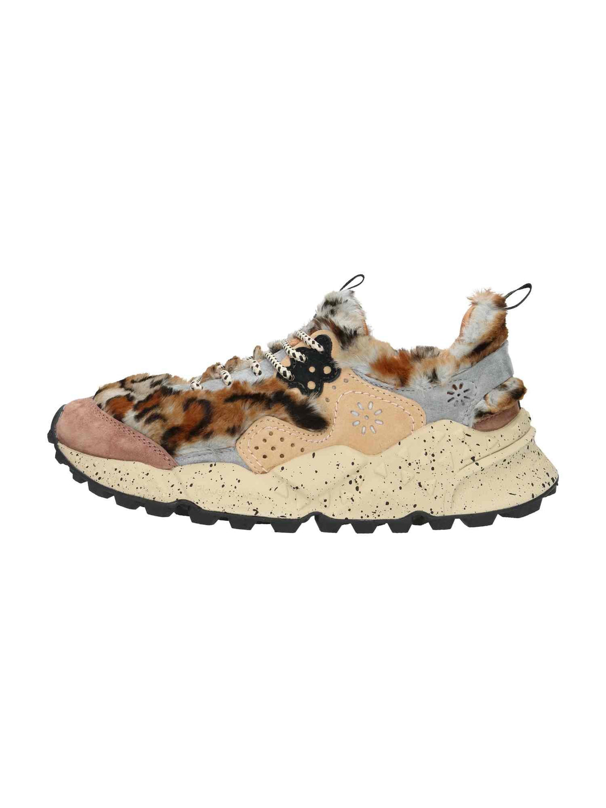 Kotetsu Woman Suede/Ecofur anthracite light brown | Bildmaterial bereitgestellt von SHOES.PLEASE.