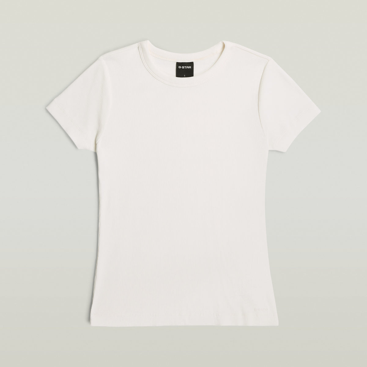 Slim rib t wmn white | Bildmaterial bereitgestellt von SHOES.PLEASE.