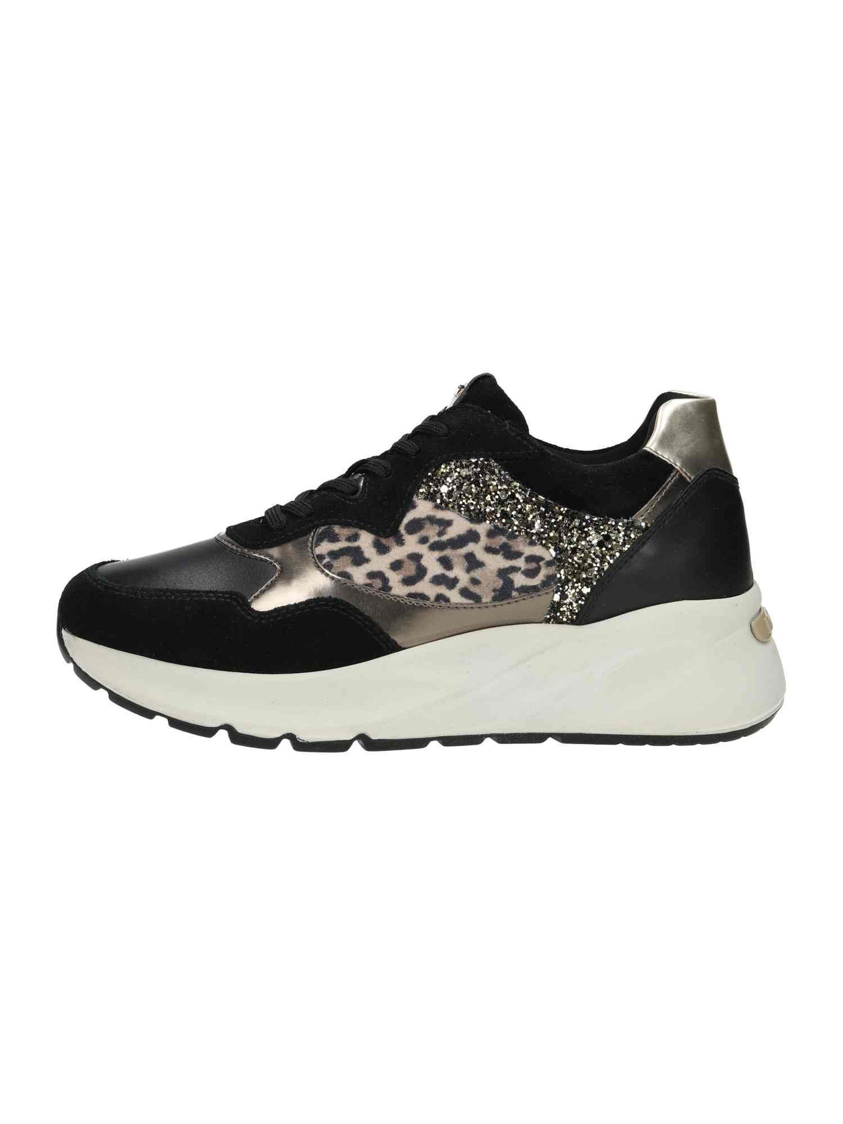 E512864D Velour Nero Guanto Nero T.Crom Torba T.Aida Leo Beige+Iri nero | Bildmaterial bereitgestellt von SHOES.PLEASE.