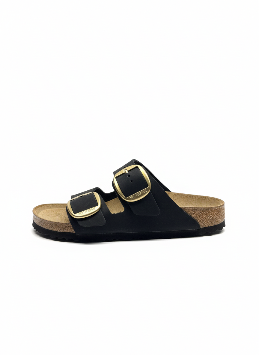 Arizona Big Buckle Nubuck Leather Women Narrow black | Bildmaterial bereitgestellt von SHOES.PLEASE.