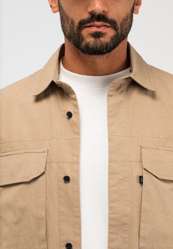 Dan Cotton Overshirt luxor beige | Bildmaterial bereitgestellt von SHOES.PLEASE.
