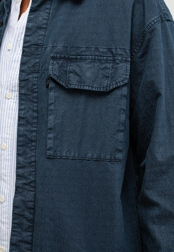 Dan Ripstop Overshirt alaska blue | Bildmaterial bereitgestellt von SHOES.PLEASE.