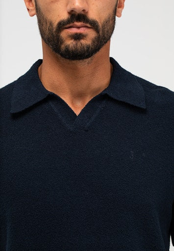 Boucle Knit Polo alaska blue | Bildmaterial bereitgestellt von SHOES.PLEASE.