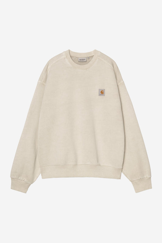Vista Sweat fleur de sel/garment dyed