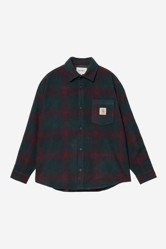 Brennan Shirt Jac brennan checkdeep lagoon/rondo