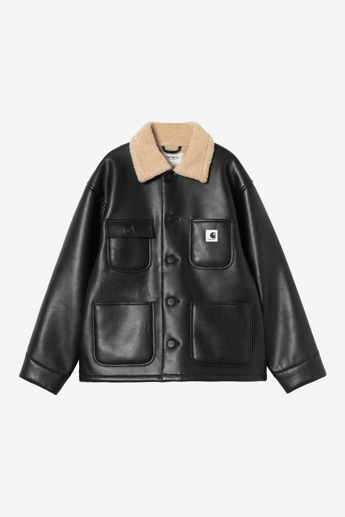 W Shepton OG Michigan Coat black / natural | Bildmaterial bereitgestellt von SHOES.PLEASE.