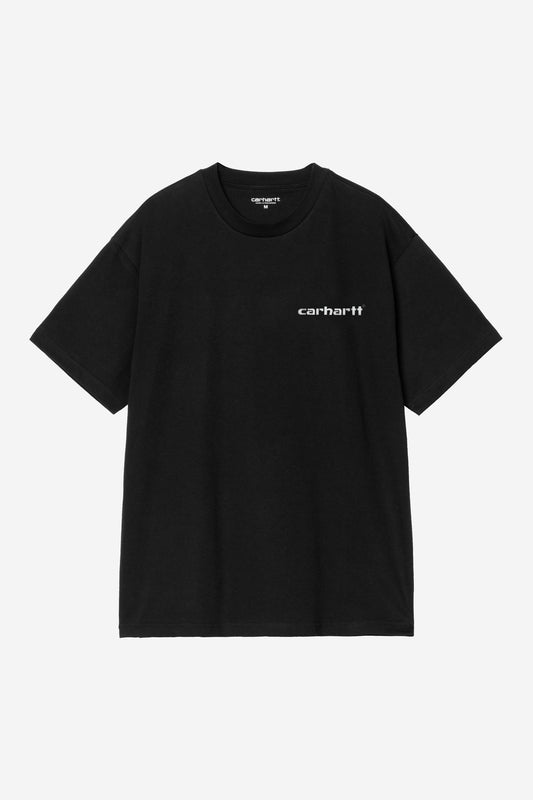 S/S Archive Script T-Shirt black