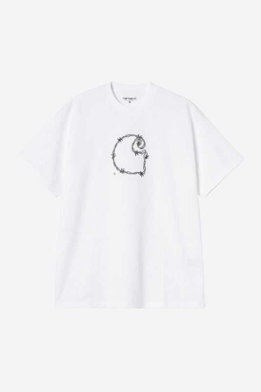 S/S Barbwire C T-Shirt white