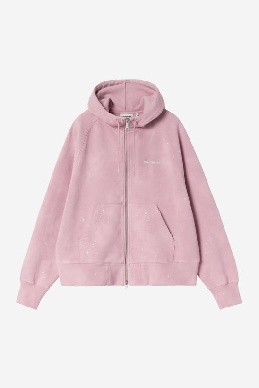 W' Hooded Painter Jacket hortensia /destroy wash, splatter