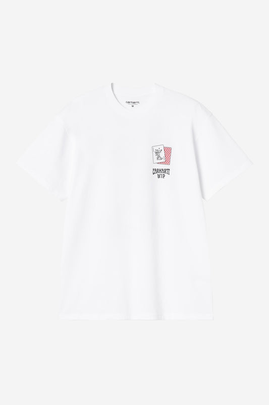 S/S Playing Cards T-Shirt white