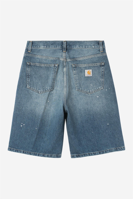 Landon Short blue /destroy wash, splatter