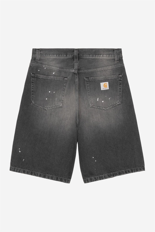 Landon Short black /destroy wash, splatter