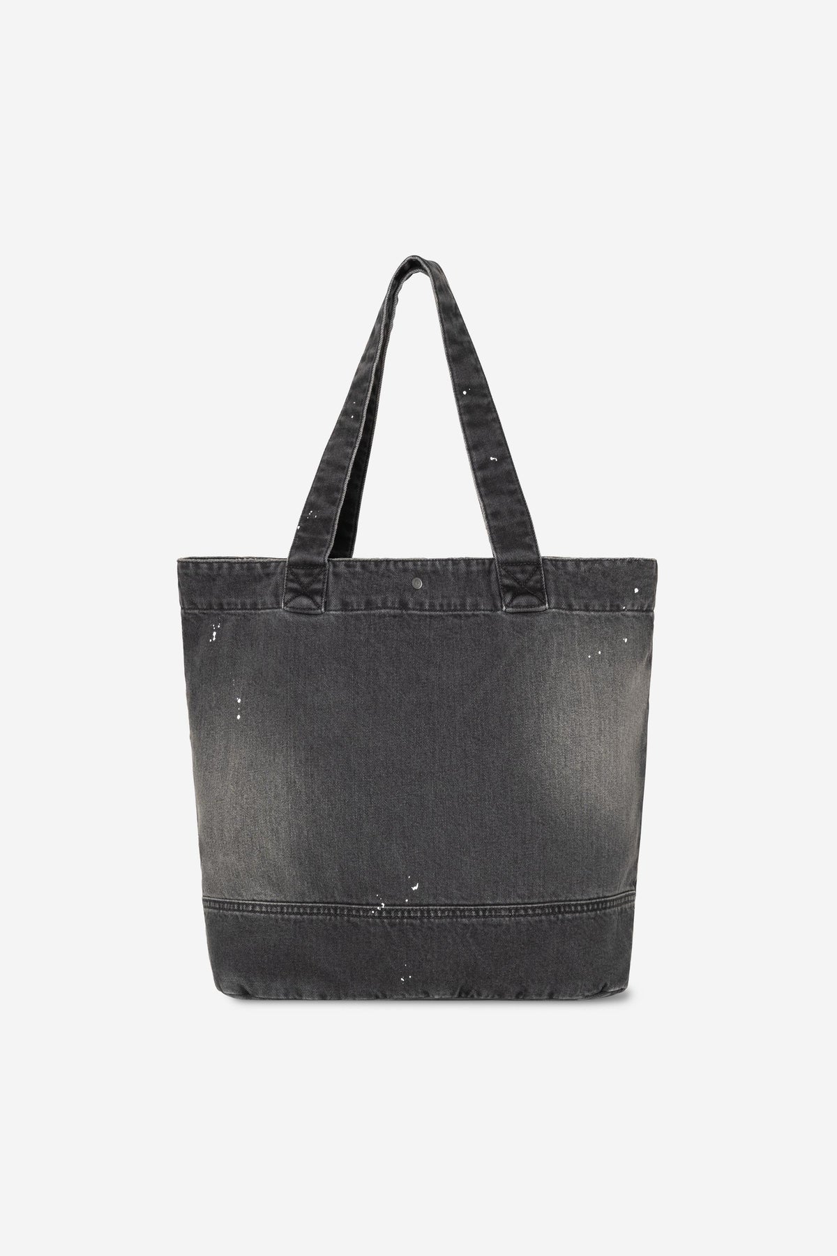 Denim Tote black /destroy wash, splatter | Bildmaterial bereitgestellt von SHOES.PLEASE.