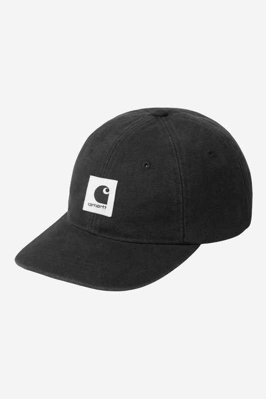 Canvas Cap black /stone washed