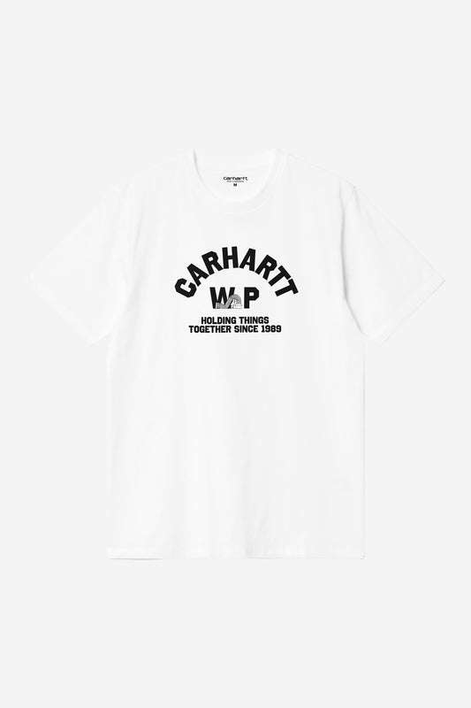 S/S Column T-Shirt white