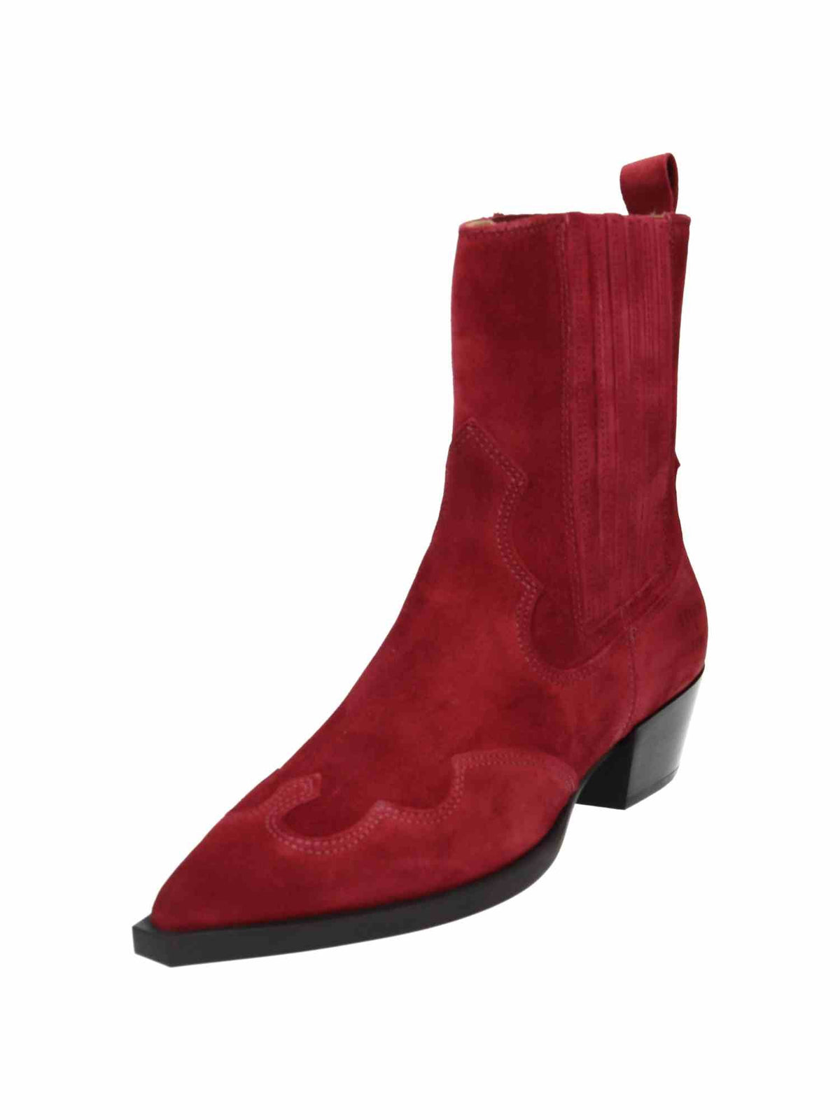 CPH284 x Toni Garrn Suede bordeaux | Bildmaterial bereitgestellt von SHOES.PLEASE.