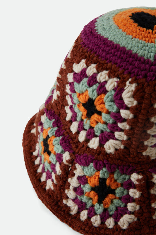 CROCHET KNIT BUCKET HAT mxclr