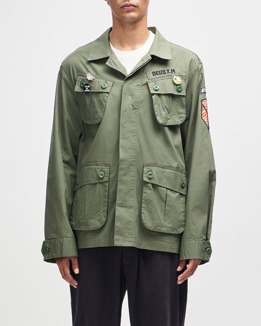 Power Overshirt pine green