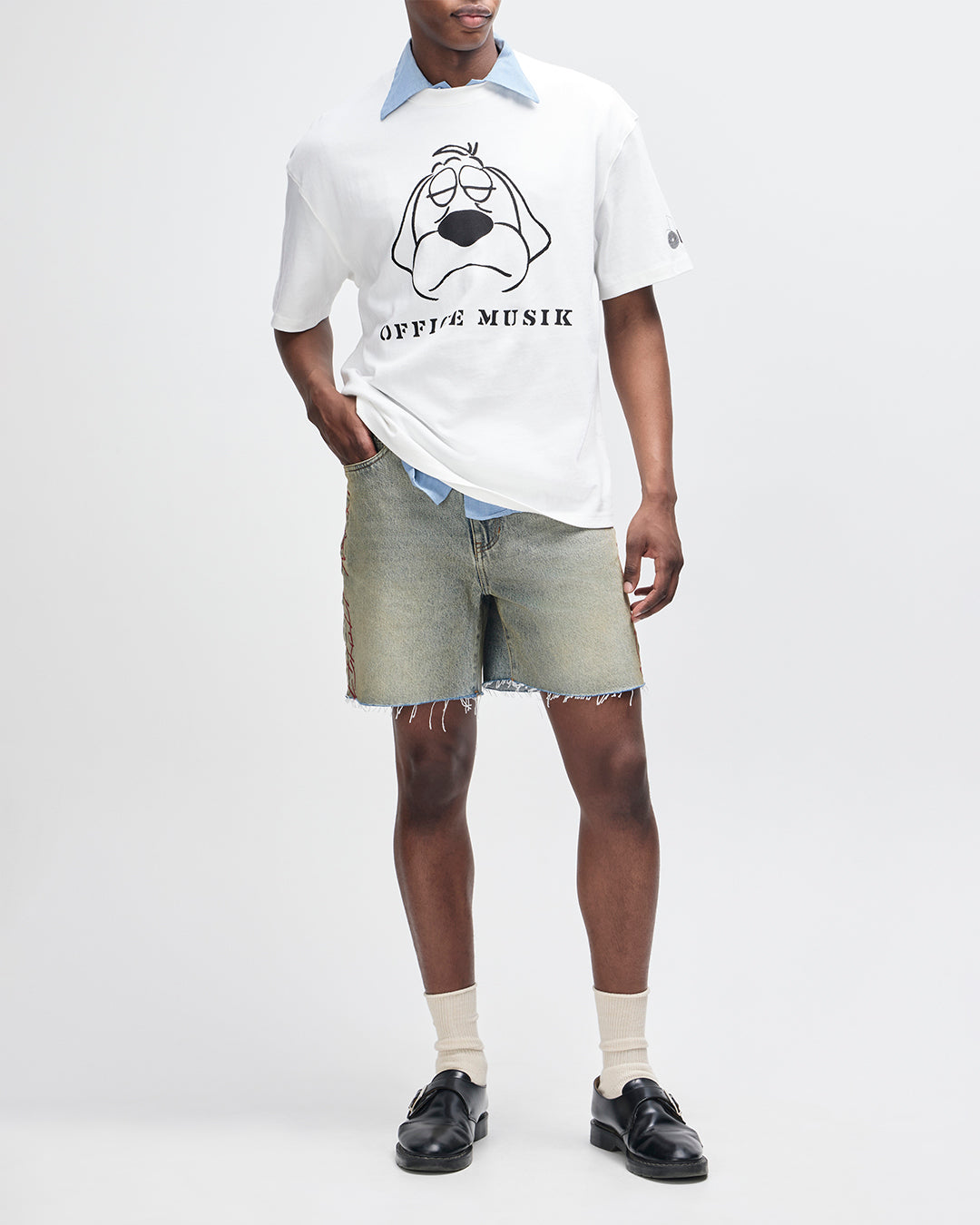 Office Musique Tee vintage white | Bildmaterial bereitgestellt von SHOES.PLEASE.