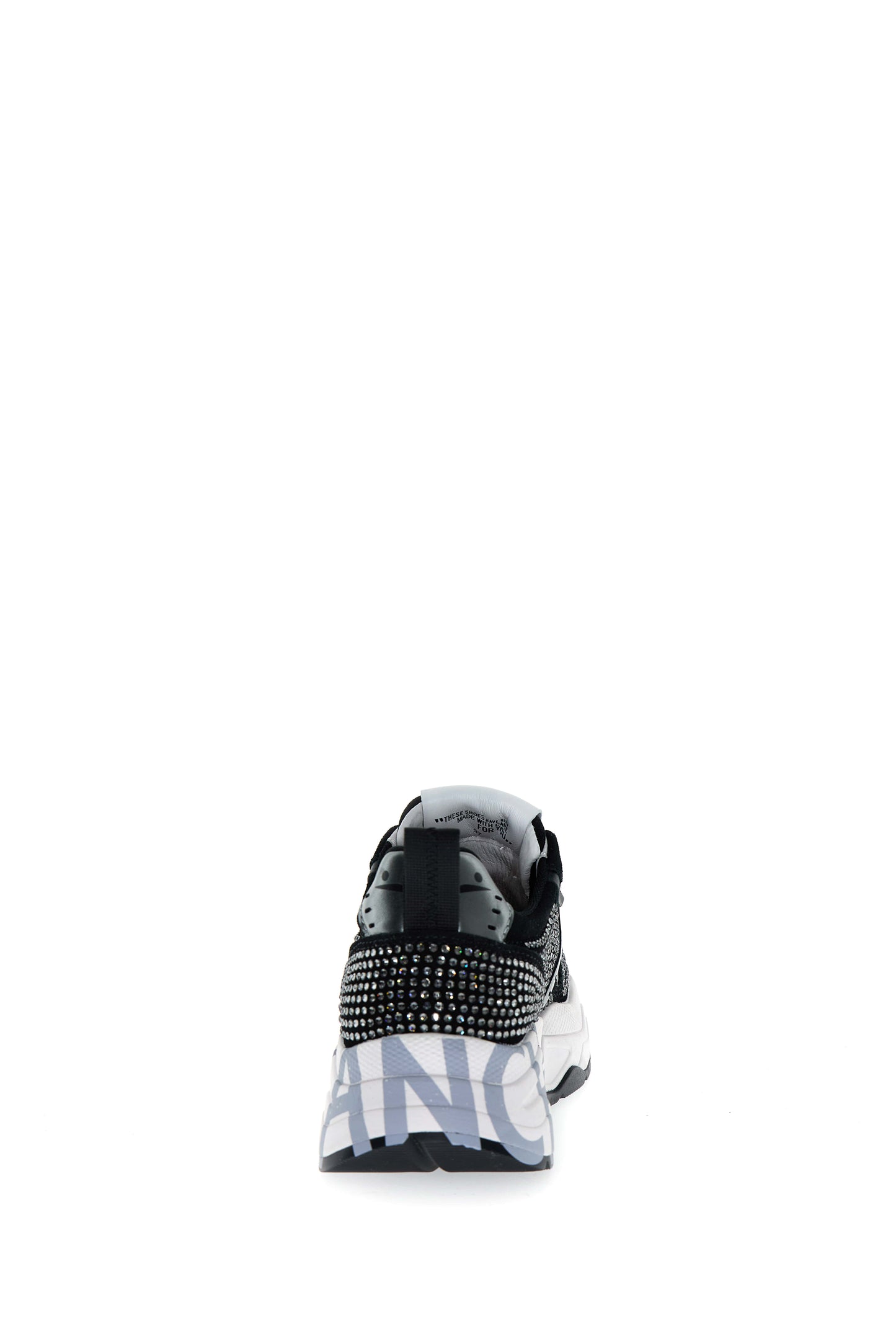 Club105. Suede/Strass black+strass | Bildmaterial bereitgestellt von SHOES.PLEASE.