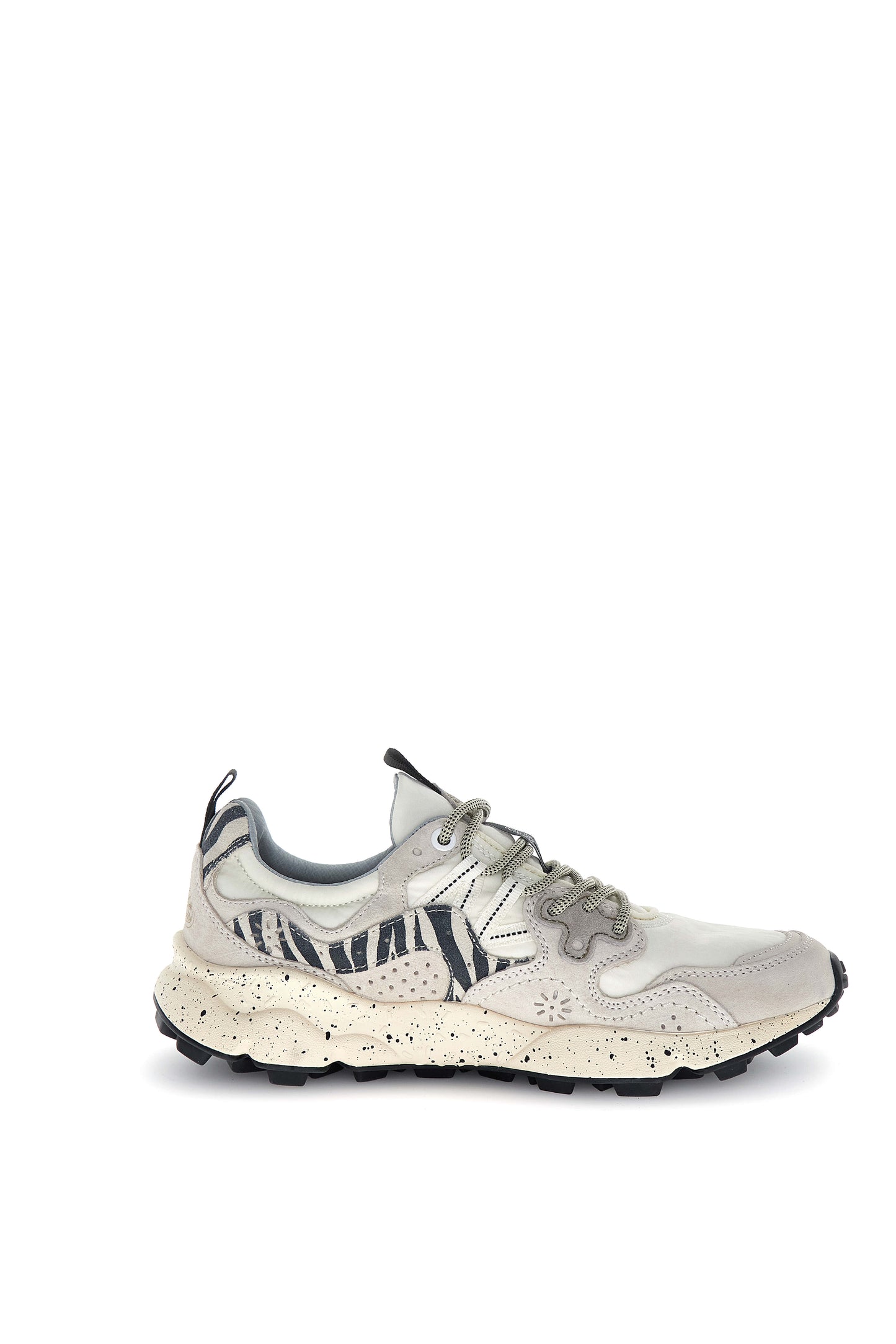 YAMANO 3 UNI SUEDE/NYLON/ANIMALIER weiss | Bildmaterial bereitgestellt von SHOES.PLEASE.