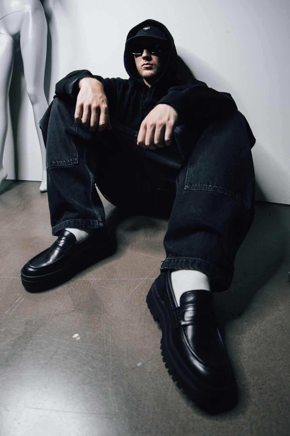 Ethan Gatsby black leather | Bildmaterial bereitgestellt von SHOES.PLEASE.