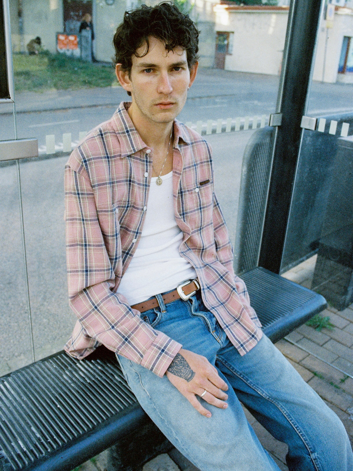 Julian Worker Shirt Checked pink | Bildmaterial bereitgestellt von SHOES.PLEASE.