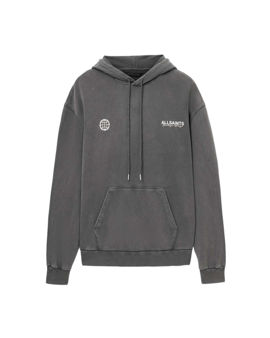 EMBLEM OTH HOODY washed black