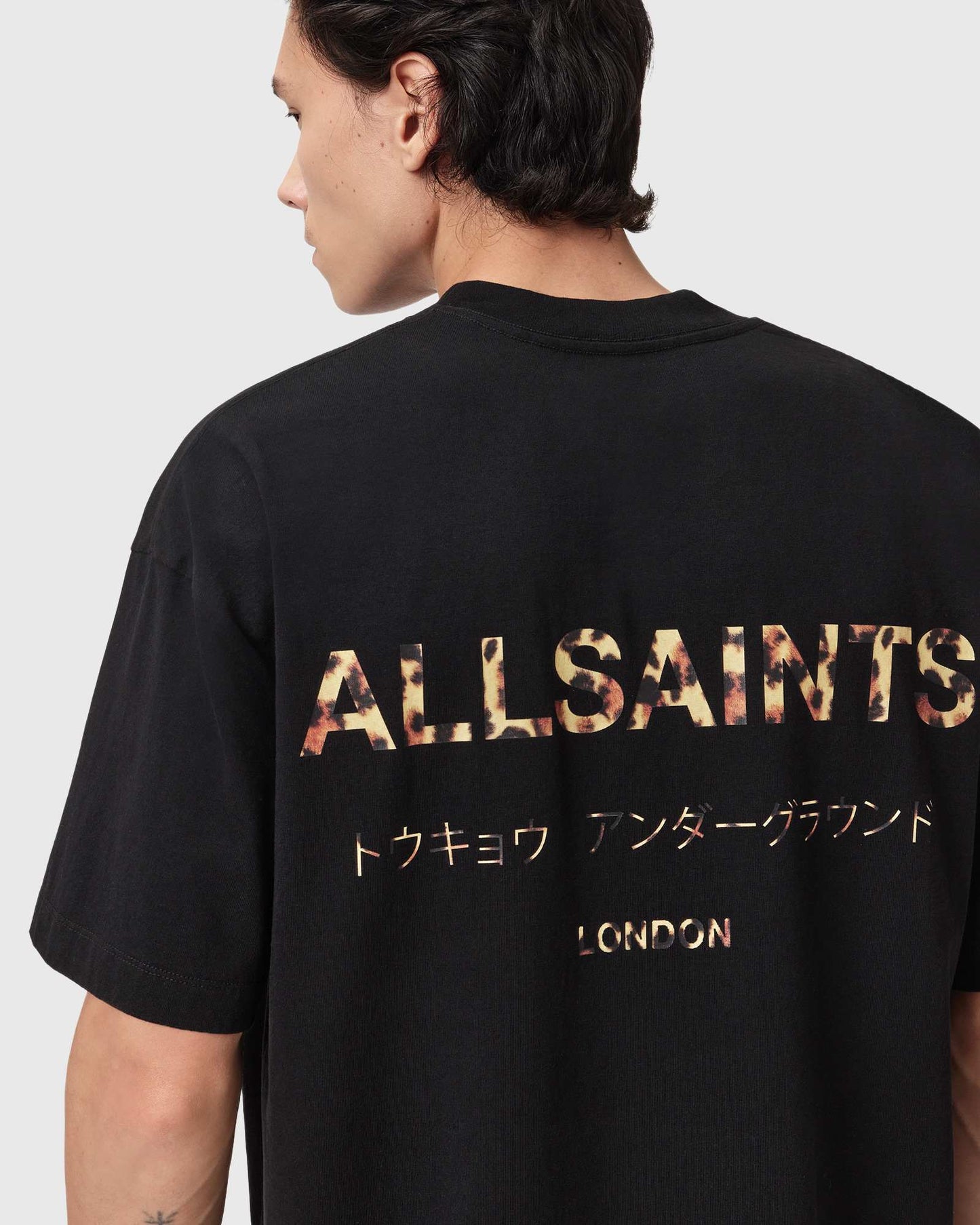 UNDERGROUND SS CREW jet black/leopard | Bildmaterial bereitgestellt von SHOES.PLEASE.