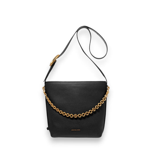 Small Bucket Messenger W Chain black