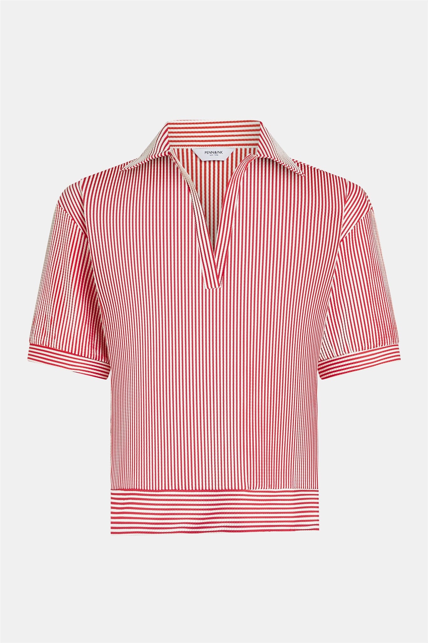 Top stripe red | Bildmaterial bereitgestellt von SHOES.PLEASE.