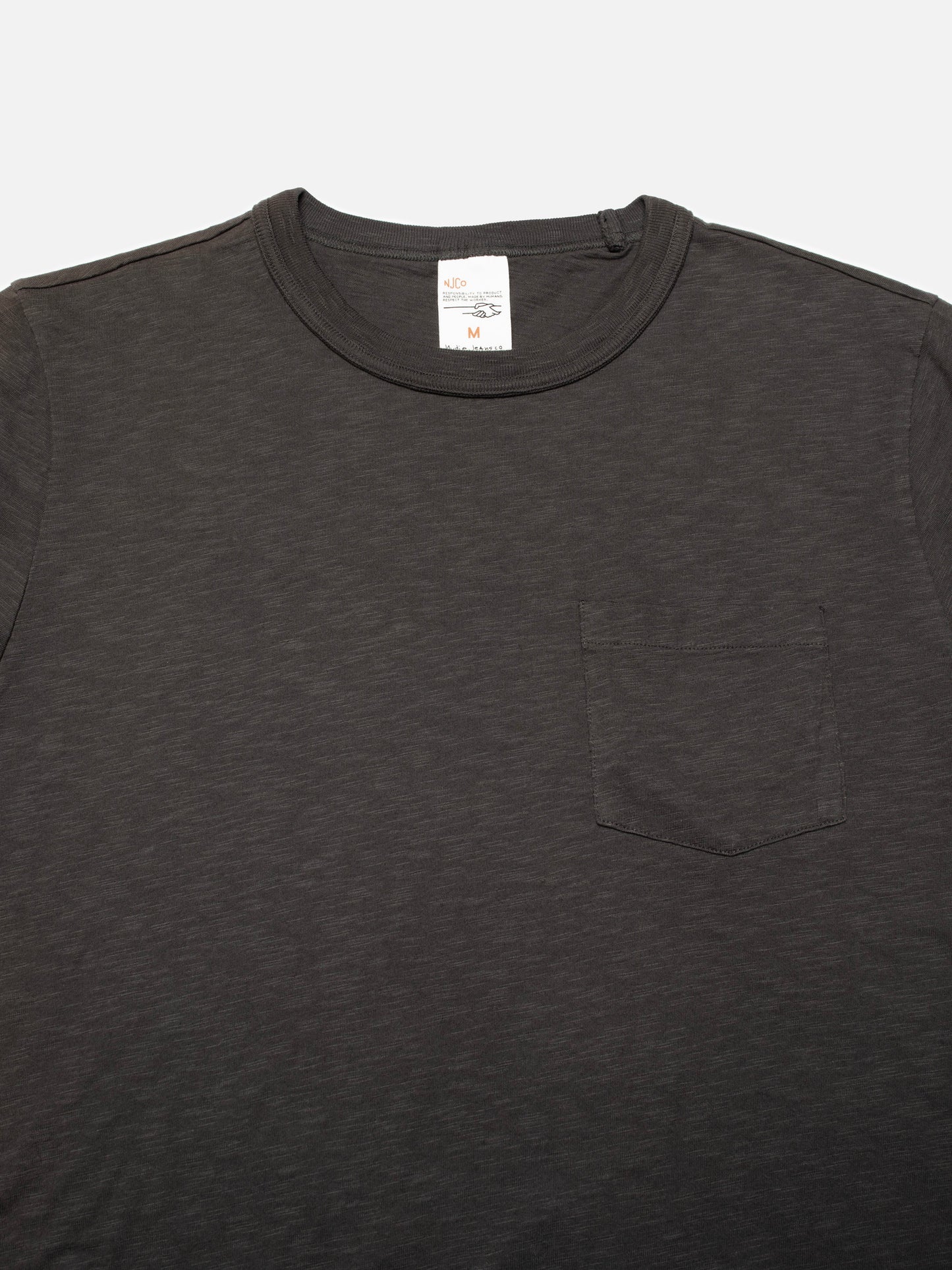 Roy Heavy Slub T-Shirt anthracite | Bildmaterial bereitgestellt von SHOES.PLEASE.